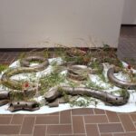2025年 現代瓦造形といけばなコラボレーション展
